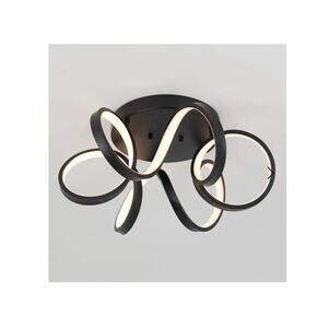 Swirl Ribbon Flush Mount Light LED Ceiling Light Modern Chandelier Lamp Fixture